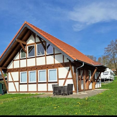 HM -Ferienhaus 2 Deluxe Krombachtalsperre Westerwald exklusive Reinigung und NK Driedorf Exterior foto