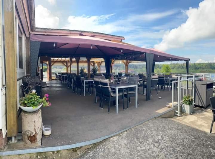 HM -Ferienhaus 2 Deluxe Krombachtalsperre Westerwald exklusive Reinigung und NK Driedorf Exterior foto
